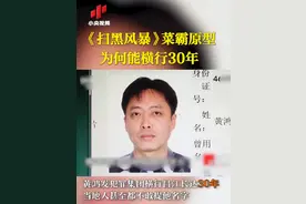 《扫黑风暴》菜霸原型为何能横行30年？他这一手太可怕了图片