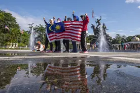 马来西亚庆祝独立64周年图片