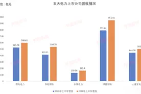 五大电力上市公司半年报出炉，国电电力逆袭了图片