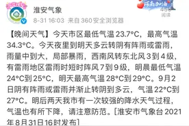 注意！明后两天，淮安又将迎来一轮较强降雨！图片