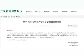 河源6款茶获评2021年广东十大茗茶图片