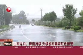 山东龙口：降雨持续  升级发布暴雨红色预警视频封面