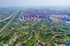 河北雄安新区悦容公园建设有序推进图片