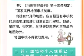 普法课堂｜规范使用地图，这些法律知识应知晓图片