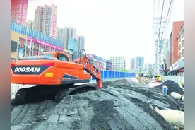 白云大道改造：集中力量抢重点 充分准备促复工图片