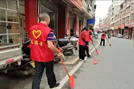 信宜钱排全力冲刺创建省级卫生镇图片