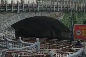 湖南临湘一男子翻出护栏欲跳桥，小伙一个“公主抱”将他救回图片
