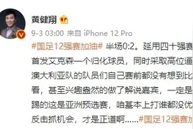 黄健翔谈国足半场0-2：前场用好归化球员打反击抓机会，才是正道图片