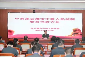 中共连云港市中级人民法院机关委员会召开党员代表大会图片