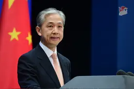 岸田文雄声称“台湾是中美对峙的前线”，外交部：日方在台湾问题上尤其应谨言慎行图片