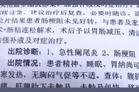 女子肚子疼切除阑尾后仍腹痛不止 再一查惊呆了图片