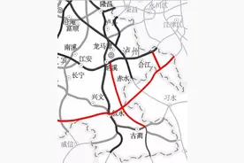 泸州拟建两条高速公路，途经这些区县→图片