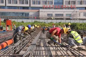 首桩开钻！吉大一院地下6层的停车场破土动工图片