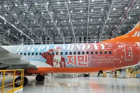 中国粉丝为韩团成员朴智旻定制“专属飞机”应援，集资一小时超230万图片