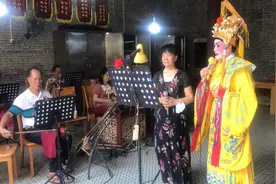 疫苗接种宣传有新招，传统粤剧来助兴图片