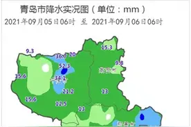 青岛暴雨，下得很猛！一张图看懂昨天青岛的雨！崂山风景区发重要通知……图片