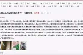 开发商说“美好交付”，业主看后很愤怒，重庆这楼盘“水分”有多大？图片