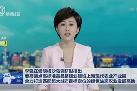 李强在崇明横沙岛调研时指出 全力打造匹配超大城市目标定位的绿色生态农业发展高地视频封面