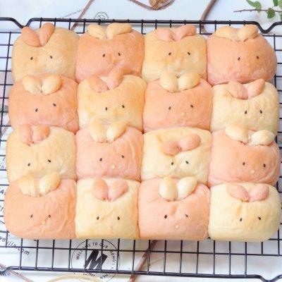 奈特兰草饲营养美味#可爱的小兔子面包