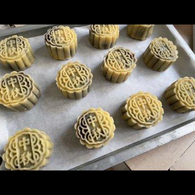 最适合在家吃的广式红豆沙月饼，美味又健康