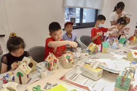 长宁小学生回归大自然，自制“鸟屋”送小鸟图片