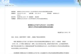 36项！教育部公布新学年全国性竞赛名单→图片