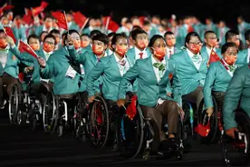 外媒：中国国歌每天播10次，许多残奥会参与者都记得“起来”这句歌词图片