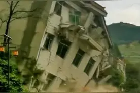 陕西旬阳山体滑坡致4层居民楼倒塌，镇政府：后期会给予一定的救助资金图片
