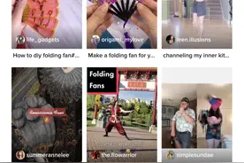 中国“奢侈品”火遍全球！TikTok网友花式秀中国扇图片