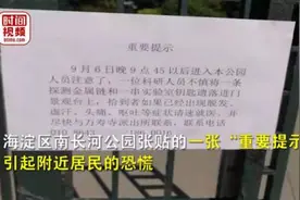 “放射性”金属链遗落在北京公园里？拾到者有症状速就医？警方回应图片