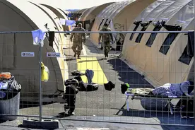 美国一阿富汗难民安置地突发麻疹疫情 已接收上万人图片