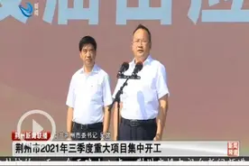 荆州市2021年三季度重大项目集中开工 44个重点项目总投资153亿元图片
