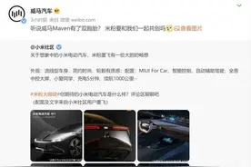 小米电动汽车M1假想图“撞脸”威马？网友：看谁先造出来图片