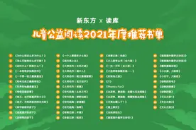 关注乡村儿童阅读和成长，新东方联合读库发布公益书单图片