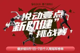 “悦动壹点——新肌健”首周战绩新鲜出炉图片