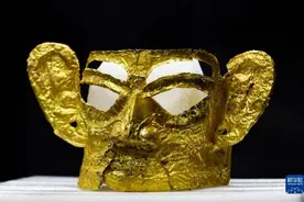 三星堆再揭新面具 它更神秘了 三星堆人是最早的“颜控”？图片