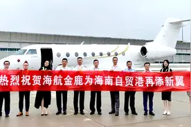 海南自贸港添新翼 引进海航金鹿公务机图片