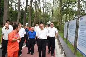 中国水电八局董事长朱素华来新邵考察调研图片