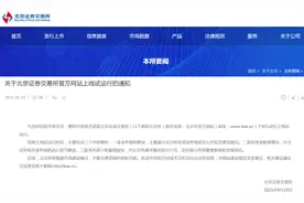 北京证券交易所官方网站上线试运行图片