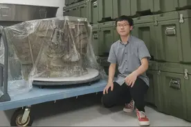 三星堆再次“上新”，巨型青铜面具比人还大图片