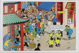 “丁丁之父”与“中国张”：近50年后再相见，两位老人哭得像孩子图片