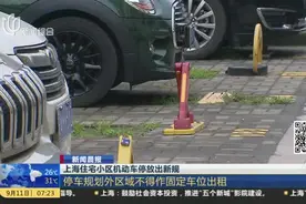 上海住宅小区机动车停放出新规：停车规划外区域不得作固定车位出租视频封面