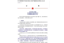 猎豹汽车破产重整选任管理人图片