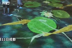 30秒｜夜色下的成都金牛公园惊现“捕鱼”现场 小朋友们玩得好嗨图片