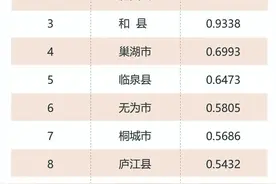 你强我也强！安徽县域经济竞争力榜单来啦图片