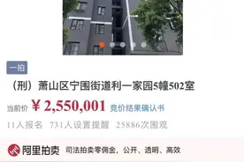 钱江世纪城安置房拍出4万元/㎡，竟发现一限购漏洞图片