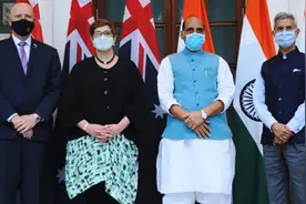 印澳首次2+2部长级对话，同意加强国防和贸易关系图片