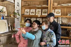探访宁夏叶雕传承人：“盘活”中国古老传统民间艺术图片