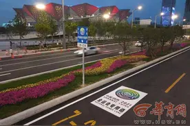 西安全运会专用车道启用第一天：仍有司机闯入图片