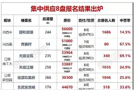 看风向！南京一批热盘报名数据出炉 江北核心区中签率大涨，市场热度降温图片